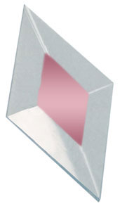 1-1/2 x 2-1/2 Dichroic Diamond Bevel - Box of 30