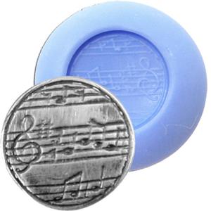 Music Notes Antique Push Mold