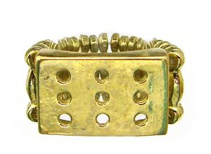 Gold Plated Stretchy Ring