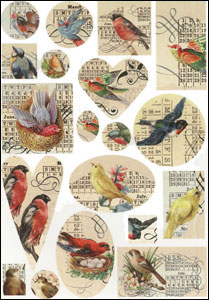 Birds Collage Sheet - 2 Pack