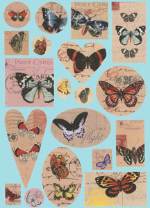 Butterflies Transfer Sheet - 2 Pack