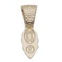 Sterling Silver Plated Waves Pattern Texture Bails - 10 Pack