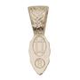 Sterling Silver Plated Hashmark Pattern Texture Bails - 10 Pack