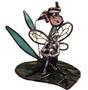 Nymph On Leaf Metal Casting