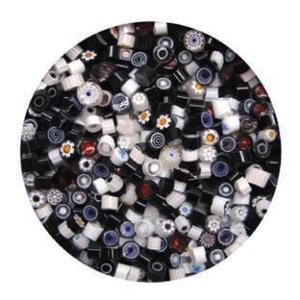 Black and White Millefiori Assortment - 104 COE