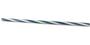 Dark Blue & White Candy Cane Rod - 90 Coe