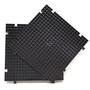 Black Waffle Grid Surface - 2 Pack