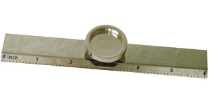 Aanraku 6 Silver Ruler