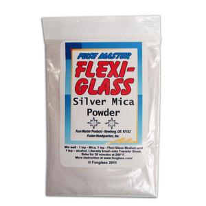 Flexi-Glass Silver Mica Powder 1oz.