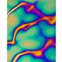 Groovy Tie Dye DichroMagic Decal Paper 2-3/4 x 8-1/2