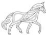 Elegant Horse Bevel Cluster