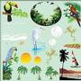 Tropical Color Enamel Decals
