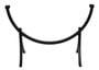 8 Premium Half Circle Wrought Iron Stand