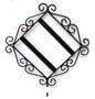 6 Metal Tile Frame With Hook