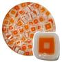 Orange Hip To Be Square Millefiori - 96 COE