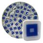 Blue Hip To Be Square Millefiori - 96 COE