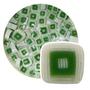 Green Hip To Be Square Millefiori - 96 COE