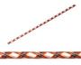 Red And Aqua Outer Helix Cane - 90 COE