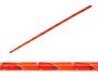 Apricot And Red Over White Ribbon Cane - 90 COE