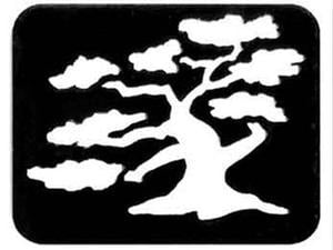 Bonsai Tree Premium Stencil | Delphi Glass