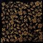 Glass Accents Bugs & Flowers Gold Decal