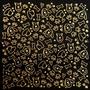 Glass Accents Dogs Gold Decal