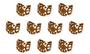 Antique Copper Finish Adjustable Filigree Rings - 10 Pack