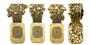 Antique Gold Flower Art Bails - 12 Pack