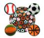 Sports Millefiori Assortment - 96 COE
