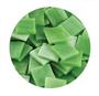 Light Green Opaque Stained Glass Chips - 48 Pieces