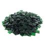 Green Transparent Stained Glass Chips - 480 Pieces