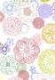 Pastel Dahlia Color Enamel Decals
