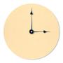 8-1/2 Round Clock Wooden Plaque With Movement
