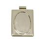 Silver Plated Rectangle Frame Pendant
