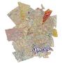 1 Lb Premium Dichroic Scrap on Uroboros Clear Herringbone Ripple - 90 COE