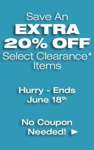 Take an Extra 20% OFF Clearance