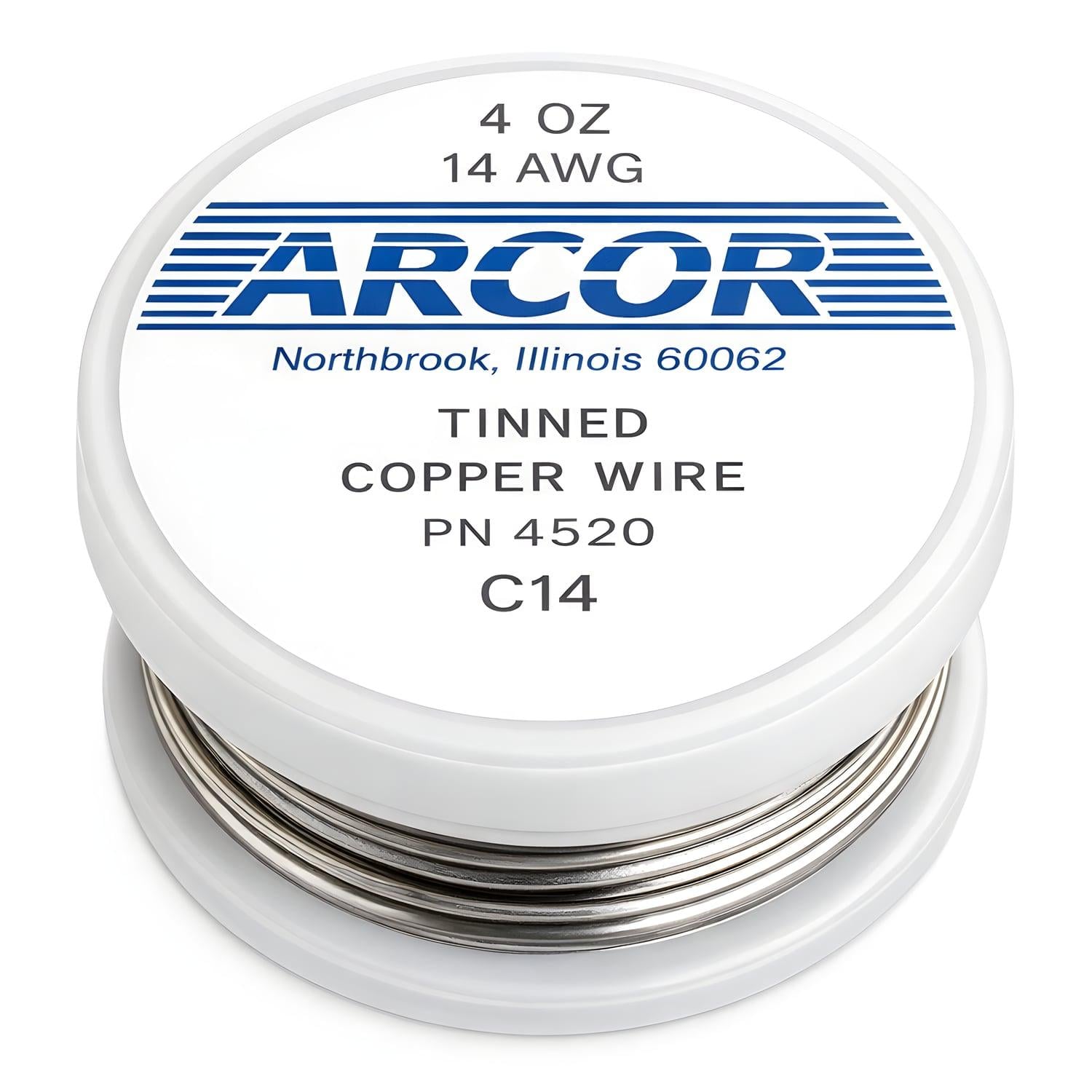 14 Gauge Pre-Tinned Wire - 4 oz