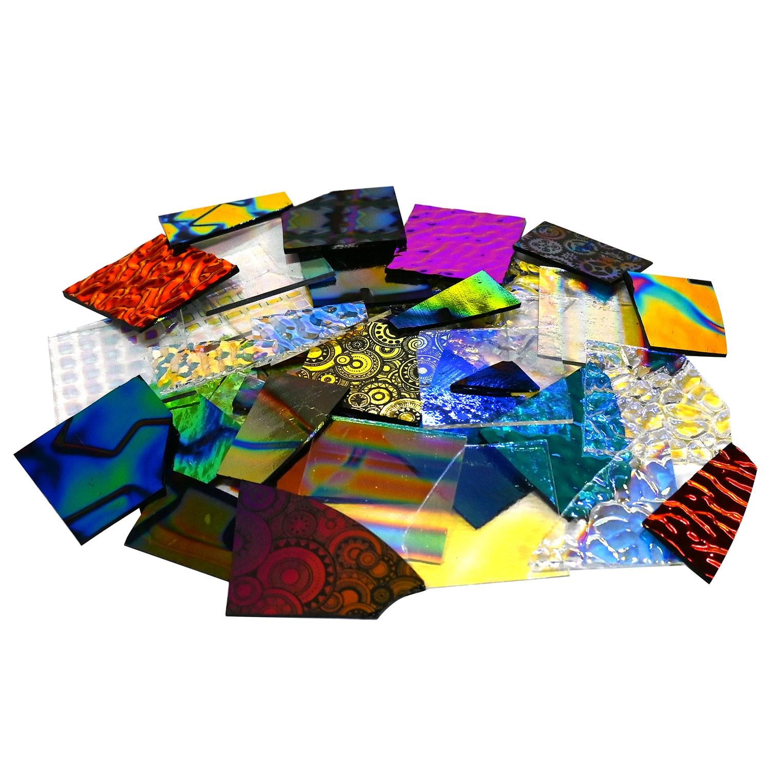 1 Lb Catch Of The Day Dichroic Scrap Pack - 90 COE