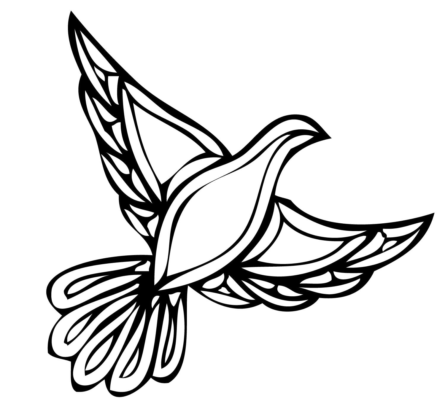Soaring Dove Bevel Cluster