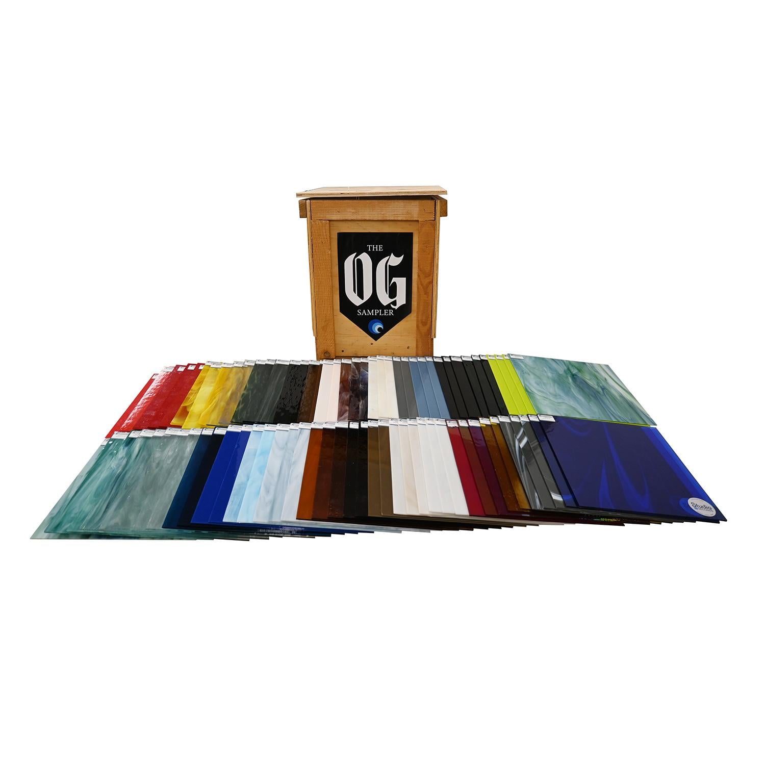Oceanside OG Factory Pack - 80 Pcs 96 COE | Stained Glass Supplies