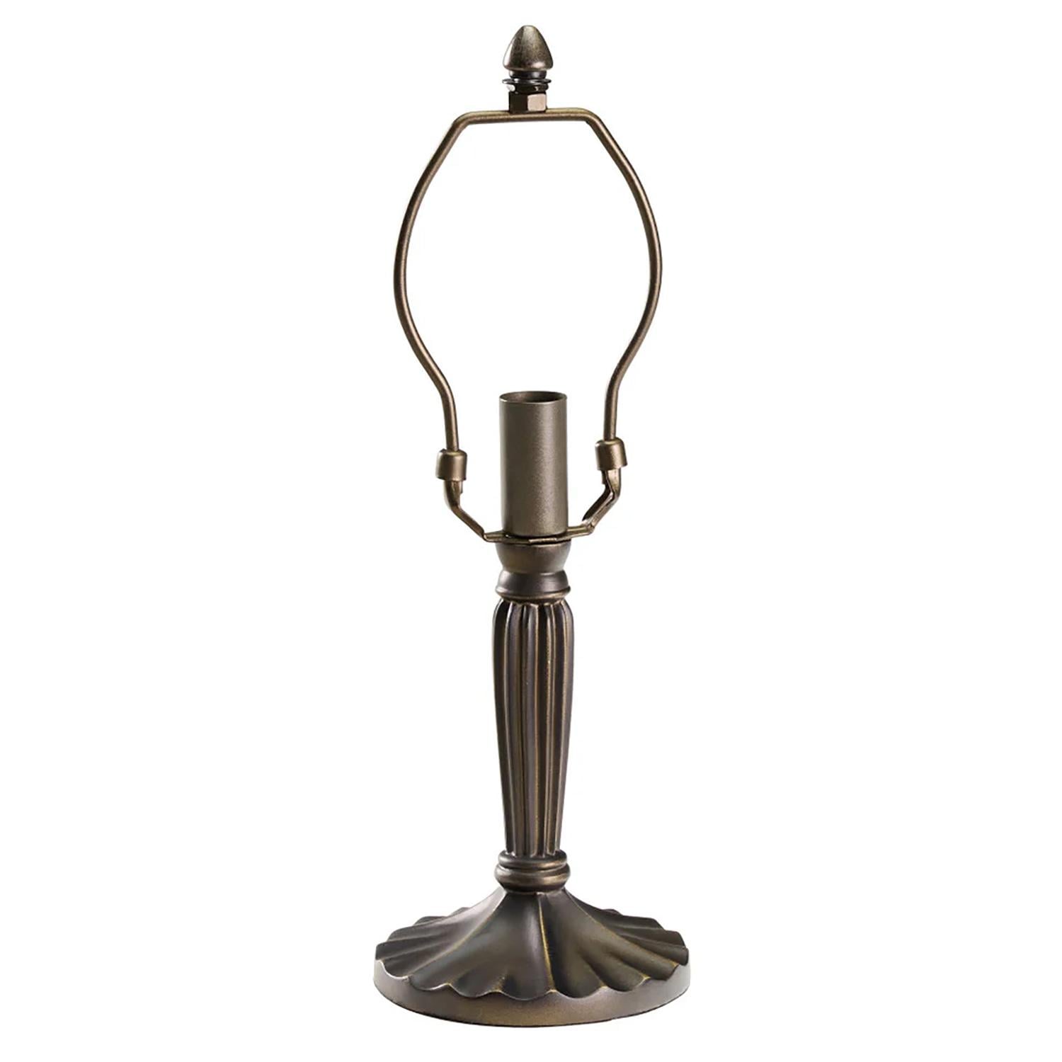 7-1/4 Fluted Lamp Base With Harp