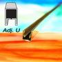 9/32 Adj U Brass Came - 6 ft Piece