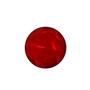Red Round 25mm Faceted Jewel