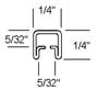 1/4 Adjustable U Copper - 22 lbs. Box