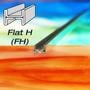 7/32 Flat H Zinc Came - 22 lb Box