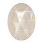 Clear Oval 30mm x 40mm Faceted Jewel