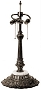 22-1/2 Acorn Lamp Base With Onyx