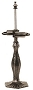 8 Contemporary Lamp Base with 2 Light Cluster