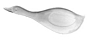 10-1/2 x 3-1/4 Duck Spoon Holder