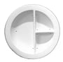 8-1/4 Three Section Round Candy Dish With Lip